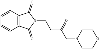 2-(4-吗啉代-3-氧代丁基)异吲哚啉-1,3-二酮 结构式