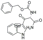 (L)-N-BENZYLOXYCARBONYL-B-OXO-TRYPTOPHANEAMIDE 结构式