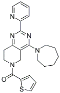 (4-AZEPAN-1-YL-2-PYRIDIN-2-YL-7,8-DIHYDRO-5H-PYRIDO[4,3-D]PYRIMIDIN-6-YL)-THIOPHEN-2-YL-METHANONE 结构式