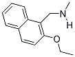 N-[(2-ETHOXY-1-NAPHTHYL)METHYL]-N-METHYLAMINE 结构式