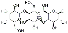 1-O-METHYL-[BETA-1-D-GALACTOPYRANOSYL-BETA-4-D-GALACTOPYRANOSYL-(4-BETA-D-GLUCOPYRANOSIDE)] 结构式