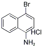 4-Bromo-1-naphthalenamine hydrochloride 结构式