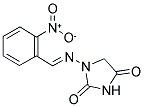 2-NITROBENZALDEHYDE DERIVATIVE OF 1-AMINOHYDANTOIN 结构式