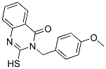 2-MERCAPTO-3-(4-METHOXYBENZYL)QUINAZOLIN-4(3H)-ONE 结构式