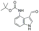 (3-FORMYL-1H-INDOL-4-YL)-CARBAMIC ACID TERT-BUTYL ESTER 结构式