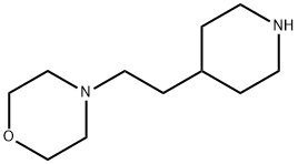 4-(2-哌啶-4-基-乙基)吗啉 结构式