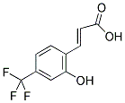 3-(2-HYDROXY-4-TRIFLUOROMETHYL-PHENYL)-ACRYLIC ACID 结构式