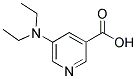 5-(Diethylamino)nicotinic acid 结构式