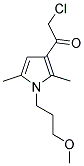 2-氯-1-[1-(3-甲氧基丙基)-2,5-二甲基-1H-吡咯-3-基]乙-1-酮 结构式