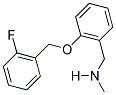 1-(2-((2-FLUOROBENZYL)OXY)PHENYL)-N-METHYLMETHANAMINE 结构式