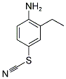 4-AMINO-3-ETHYLPHENYL THIOCYANATE 结构式