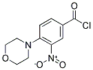 4-MORPHOLIN-4-YL-3-NITRO-BENZOYL CHLORIDE 结构式