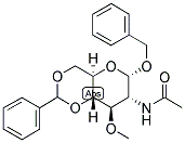 BENZYL 2-ACETAMIDO-3-O-METHYL-4,6-O-BENZYLIDENE-ALPHA-D-GLUCOPYRANOSIDE 结构式