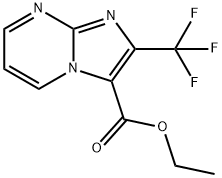 Ethyl 2-(trifluoromethyl)imidazo[1,2-a]pyrimidine-3-carboxylate 结构式