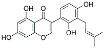 3'-PRENYL-2'-HYDROXYGENISTEIN 结构式