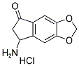 7-AMINO-6,7-DIHYDRO-5H-INDENO[5,6-D][1,3]DIOXOL-5-ONE HYDROCHLORIDE 结构式