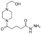 5-[4-(2-HYDROXY-ETHYL)-PIPERAZIN-1-YL]-5-OXO-PENTANOIC ACID HYDRAZIDE 结构式