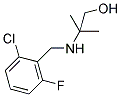 2-((2-CHLORO-6-FLUOROBENZYL)AMINO)-2-METHYLPROPAN-1-OL 结构式