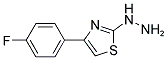 [4-(4-FLUORO-PHENYL)-THIAZOL-2-YL]-HYDRAZINE 结构式