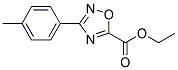 3-P-TOLYL-[1,2,4]OXADIAZOLE-5-CARBOXYLIC ACID ETHYL ESTER 结构式