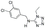 N-(3,4-DICHLOROBENZYL)-1-ETHYL-1H-TETRAZOL-5-AMINE 结构式