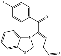 1-(4-氟苯甲酰基)苯并[D]吡咯并[2,1-B]噻唑-3-甲醛 结构式