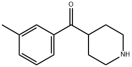 4-(3-METHYLBENZOYL)-PIPERIDINE 结构式