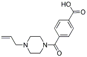 4-(4-ALLYL-PIPERAZINE-1-CARBONYL)-BENZOIC ACID 结构式