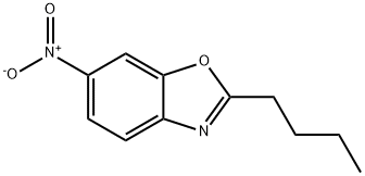 2-丁基-6-硝基苯并[D]噁唑 结构式