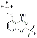 2,6-Bis(trifluoroethoxy)benzoic acid 结构式
