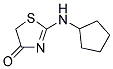 2-CYCLOPENTYLAMINO-THIAZOL-4-ONE 结构式