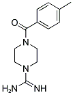 4-(4-METHYL-BENZOYL)-PIPERAZINE-1-CARBOXAMIDINE 结构式