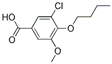 4-BUTOXY-3-CHLORO-5-METHOXYBENZOIC ACID 结构式
