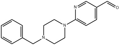 6-(4-苄基哌嗪-1-基)烟醛 结构式