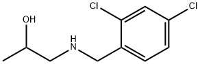 1-((2,4-DICHLOROBENZYL)AMINO)PROPAN-2-OL 结构式