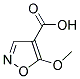 5-METHOXY-ISOXAZOLE-4-CARBOXYLIC ACID 结构式