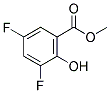 3,5-DIFLUORO-2-HYDROXY-BENZOIC ACID METHYL ESTER 结构式