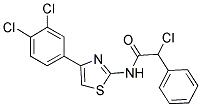 2-CHLORO-N-[4-(3,4-DICHLORO-PHENYL)-THIAZOL-2-YL]-2-PHENYL-ACETAMIDE 结构式