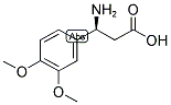(S)-3-AMINO-3-(3,4-DIMETHOXY-PHENYL)-PROPIONIC ACID 结构式