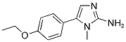 5-(4-Ethoxy-phenyl)-1-methyl-1H-imidazol-2-ylamine 结构式