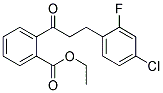 2'-CARBOETHOXY-3-(4-CHLORO-2-FLUOROPHENYL)PROPIOPHENONE 结构式