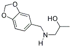 1-[(BENZO[1,3]DIOXOL-5-YLMETHYL)-AMINO]-PROPAN-2-OL 结构式