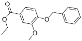 ETHYL 4-BENZYLOXY-3-METHOXYBENZOATE 结构式