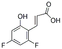 3-(2,4-DIFLUORO-6-HYDROXY-PHENYL)-ACRYLIC ACID 结构式