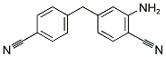 3-(P-CYANOBENZYL)-6-CYANO-ANILINE 结构式