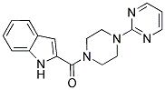 INDOL-2-YL 4-PYRIMIDIN-2-YLPIPERAZINYL KETONE 结构式