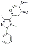 4-(3,5-Dimethyl-1-phenyl-1H-pyrazol-4-yl)-2,4-dioxo-butyric acid methyl ester 结构式