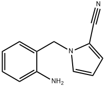 1-(2-AMINOBENZYL)-1H-PYRROLE-2-CARBONITRILE 结构式