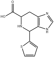 4-THIEN-2-YL-4,5,6,7-TETRAHYDRO-3H-IMIDAZO[4,5-C]PYRIDINE-6-CARBOXYLIC ACID 结构式