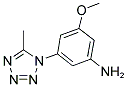 3-METHOXY-5-(5-METHYL-TETRAZOL-1-YL)-PHENYLAMINE 结构式